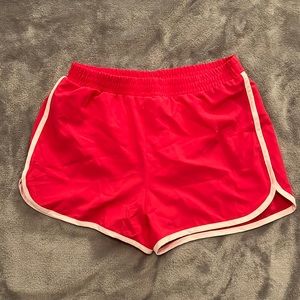 hot pink athletic shorts